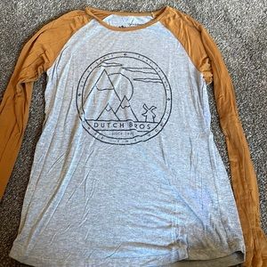dutch bros long sleeve, super soft and stretchy